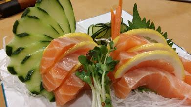 Order Salmon Sashimi (6pc) food online from Tokyo Sushi store, Santa Clarita on bringmethat.com