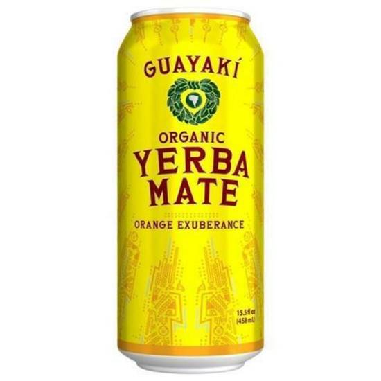 Order Guayaki Yerba Mate Orange Exuberance - Can food online from IV Deli Mart store, Goleta on bringmethat.com