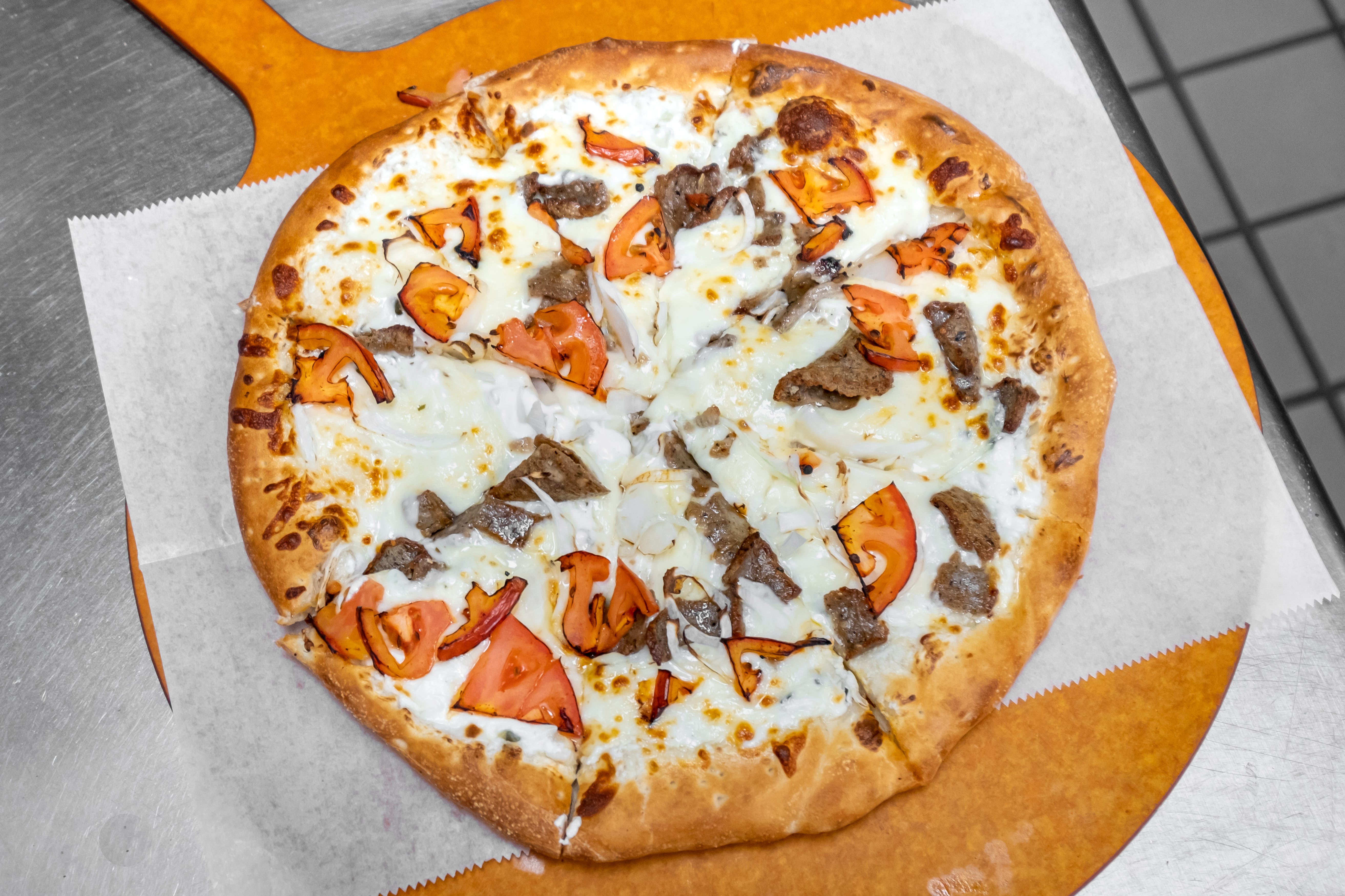 Order Gyro Pizza - Small food online from Jey Subs & Pizza store, Jessup on bringmethat.com