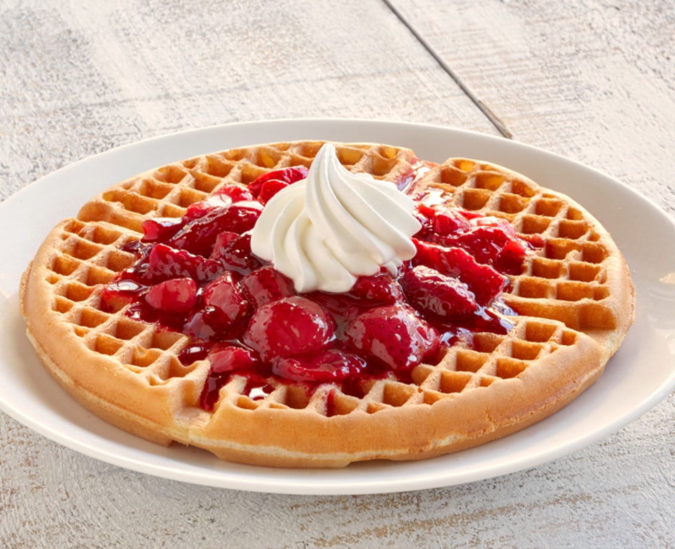 Order Strawberry Waffle food online from Huddle House store, Owensboro on bringmethat.com