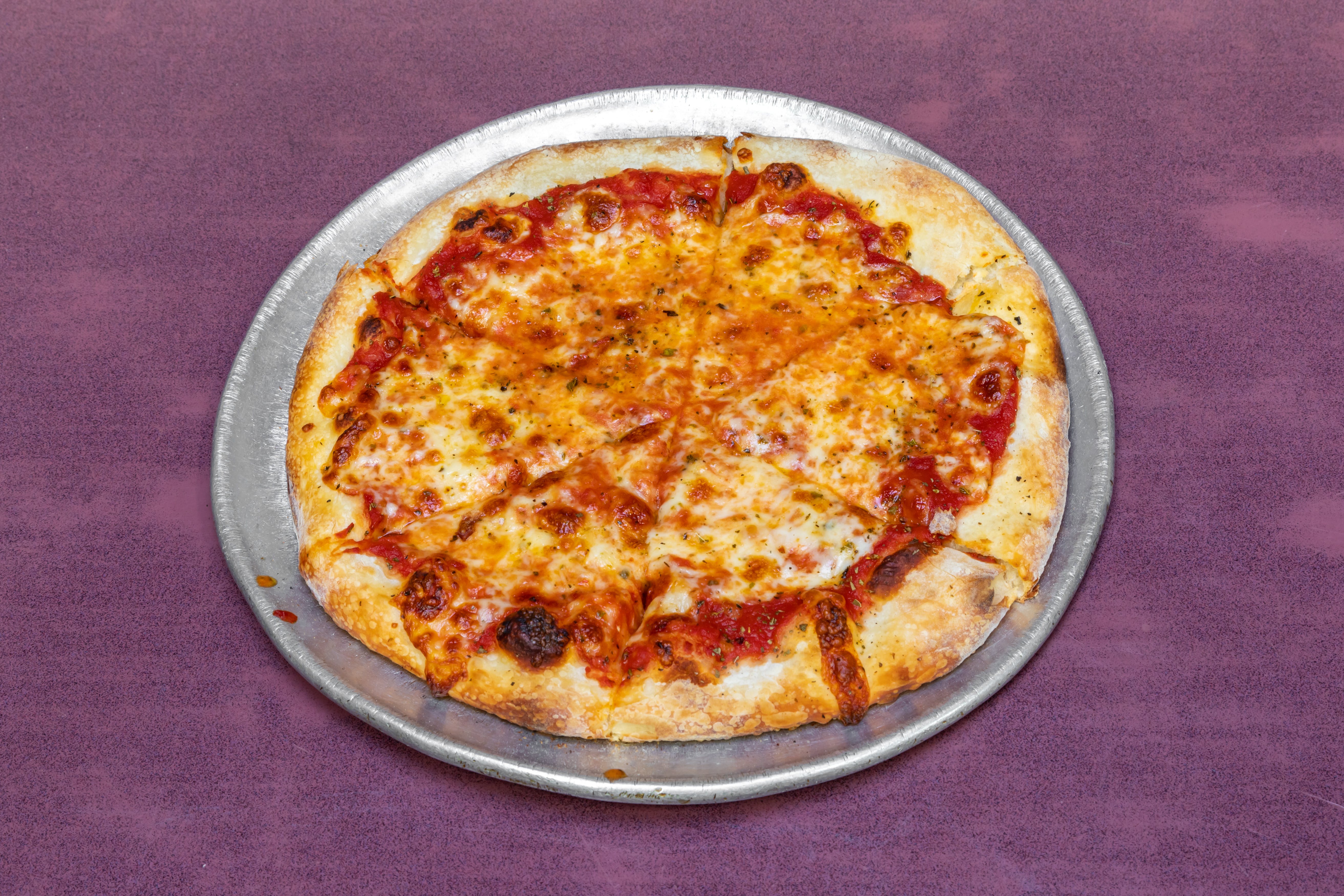 Order Classic Cheese Pizza - Small 10'' (6 Slices) food online from Red Devil Italian Restaurant store, Tempe on bringmethat.com