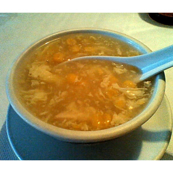 Order Velvet Corn with Chicken Soup food online from Bo Asian Bistro store, Round Rock on bringmethat.com