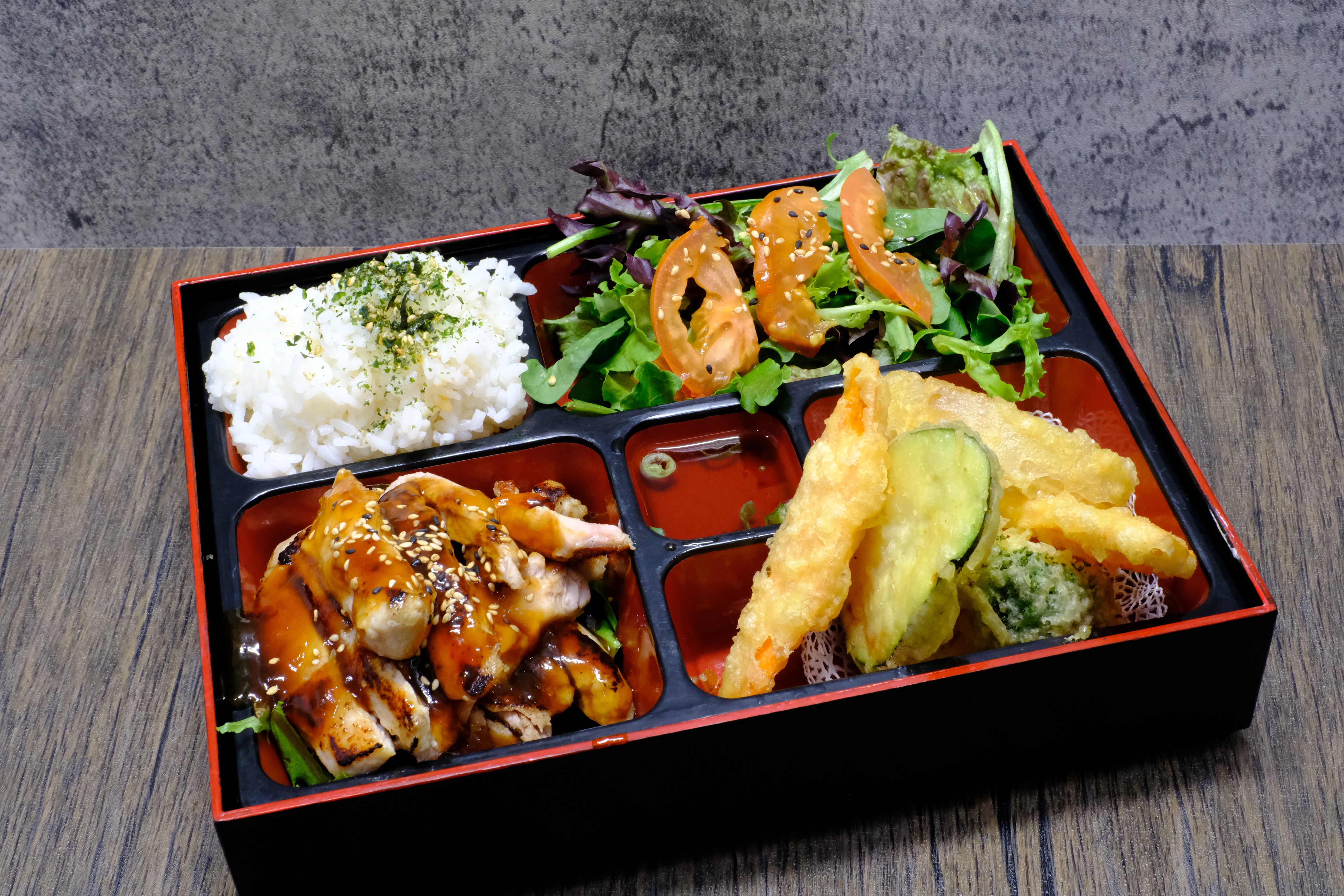 Order Chicken Teriyaki Bento Box food online from Banzai Japanese Bar & Kitchen store, Fresno on bringmethat.com