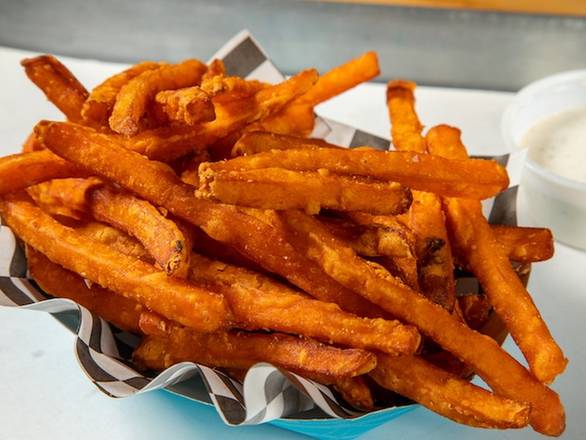 Order Sweet Potato Fries food online from Burgerim store, Riverside on bringmethat.com