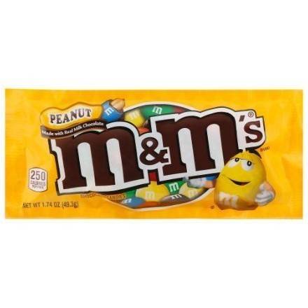 Order M&M's Peanut Chocolate Candy (1.74 oz) food online from Dolcezza Gelato store, Arlington on bringmethat.com