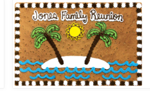 Order Family Reunion-Palm Trees - O4013 food online from Cookie Co store, Longview on bringmethat.com
