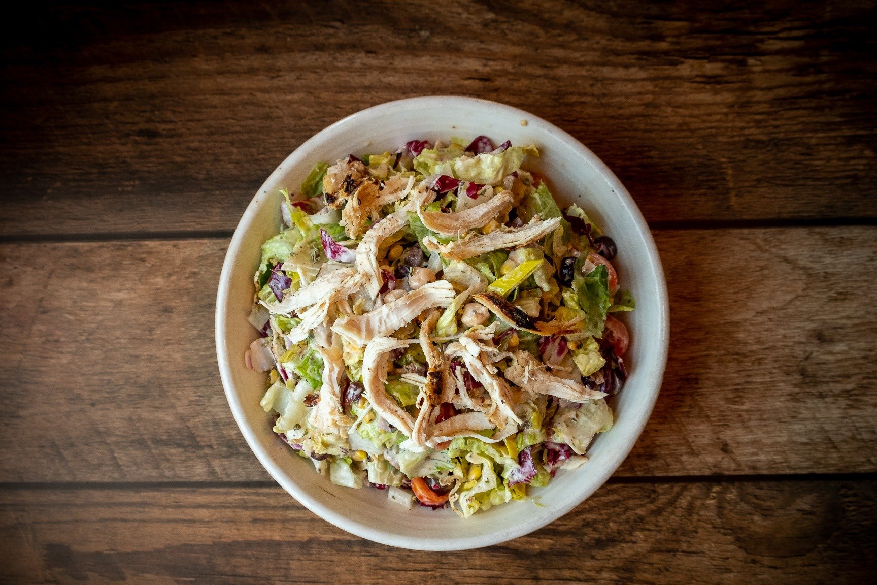Order CHICKEN CHOPPED SALAD food online from Pitfire Artisan Pizza store, Pasadena on bringmethat.com