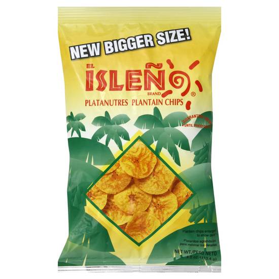 Order El Isleno Plantain Chips (4 oz) food online from Rite Aid store, Eugene on bringmethat.com