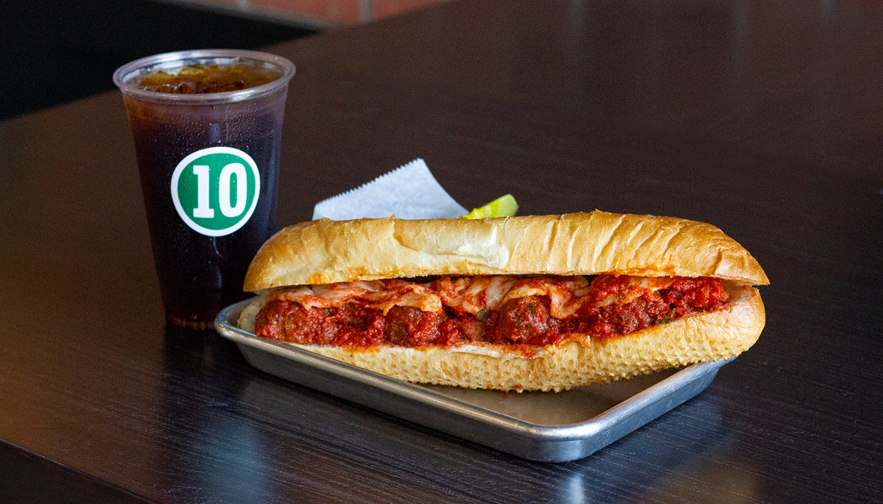 Order Meatball Sub food online from 10 Pizza store, Falls Church on bringmethat.com