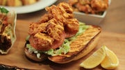 Order Shrimp Po Boy food online from Hickory Tavern store, Charlotte on bringmethat.com