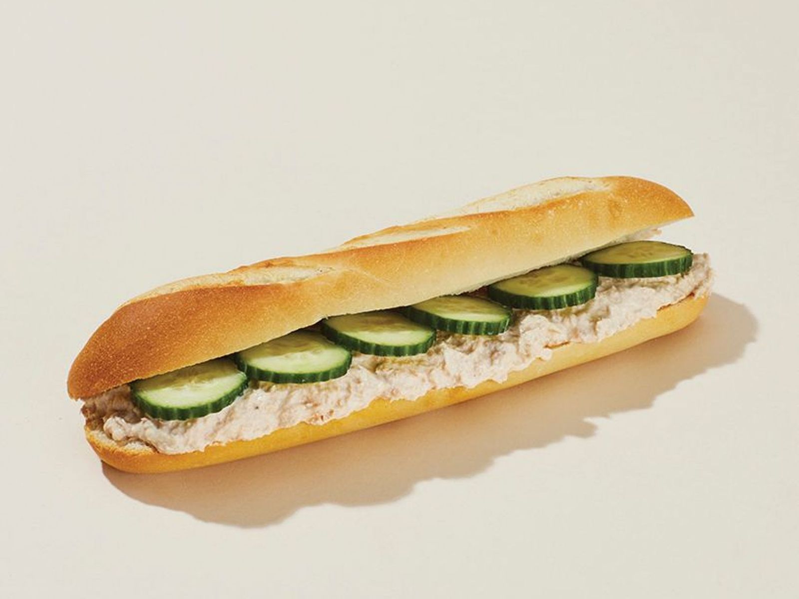 Order Pret's Tuna & Cucumber Baguette food online from Pret A Manger store, New York on bringmethat.com