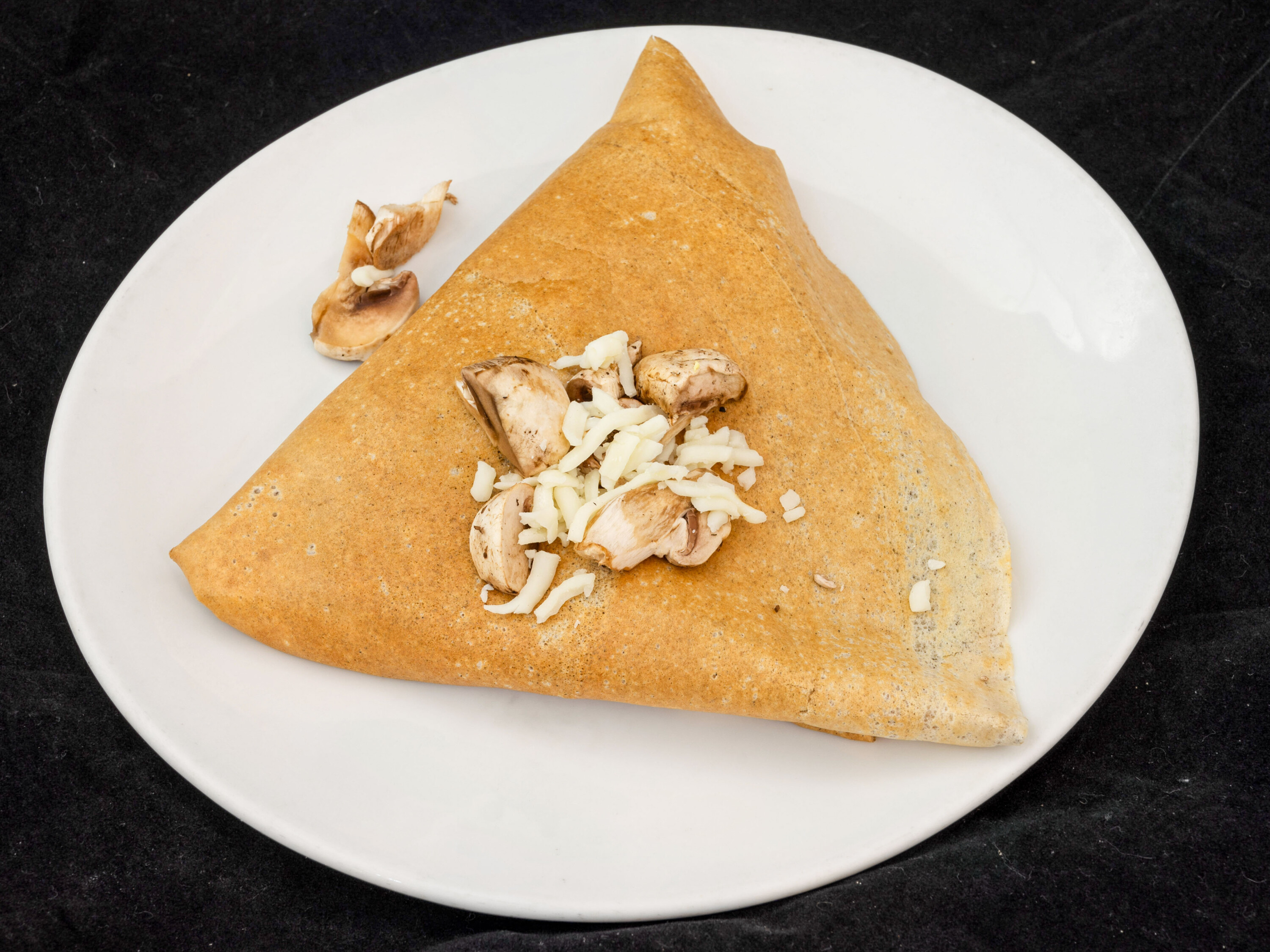 Order Cheese and Mushroom Crepe food online from Crepes Du Nord store, Bridgewater Township on bringmethat.com