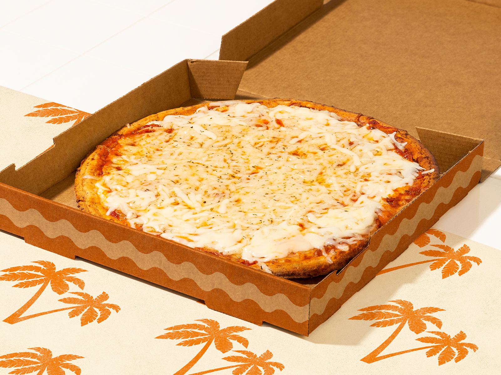 Order Gluten Free Vegan Cheese Pizza food online from Groovy Island Pizza Co. store, Fullerton on bringmethat.com