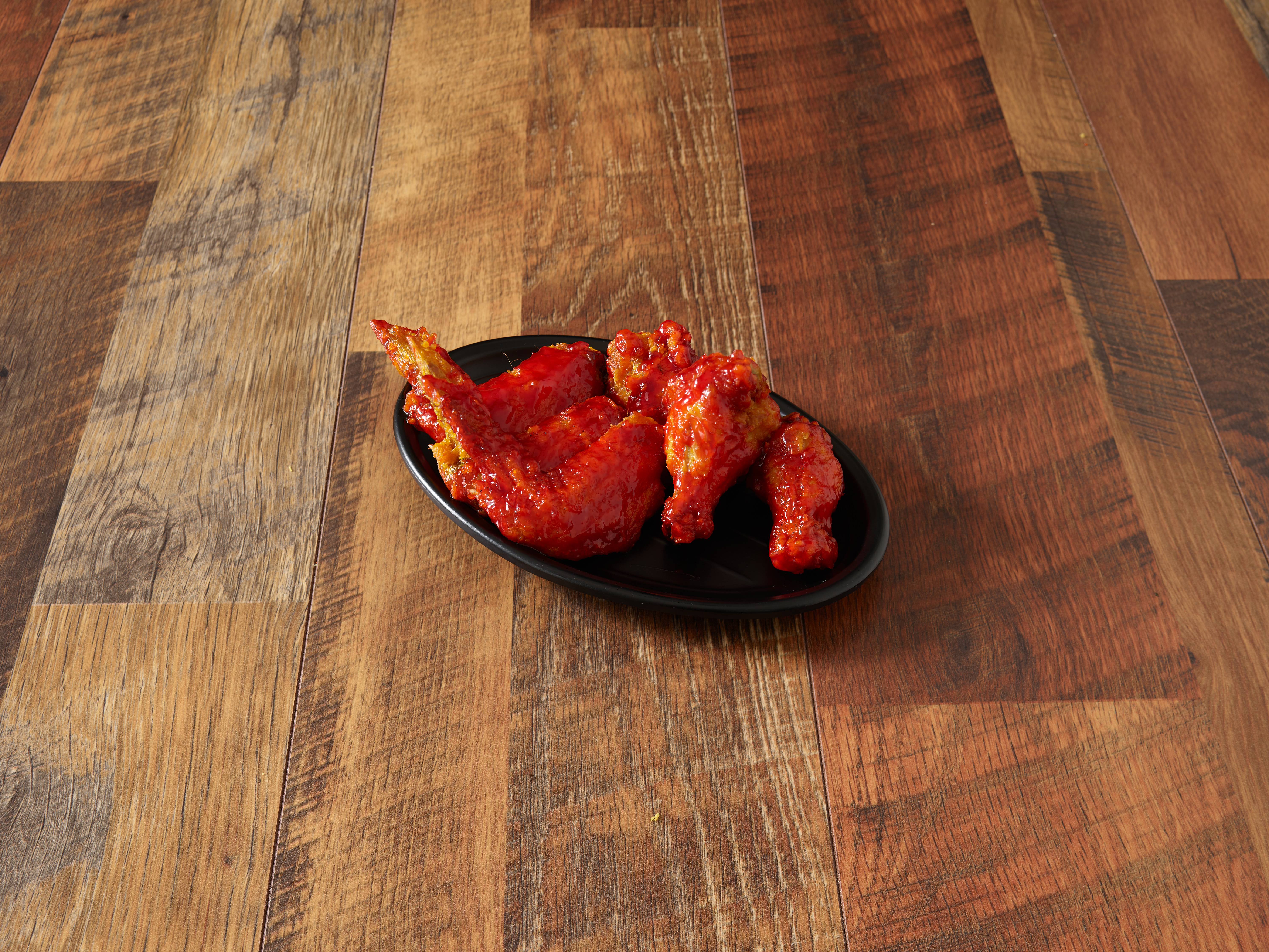 Order S2. BBQ Chicken Wings food online from Red Bowl Asian Szechuan Cuisine store, Tampa on bringmethat.com