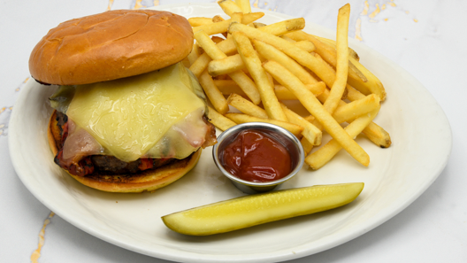 Order American Kobe Style Burger food online from McCormick & Schmick's store, Chicago on bringmethat.com