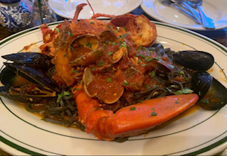 Order Black Linguine with Lobster food online from Il brigante restaurant store, New York on bringmethat.com