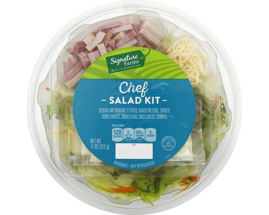Order Signature Farms · Chef Salad Kit (11 oz) food online from Safeway store, Gilroy on bringmethat.com