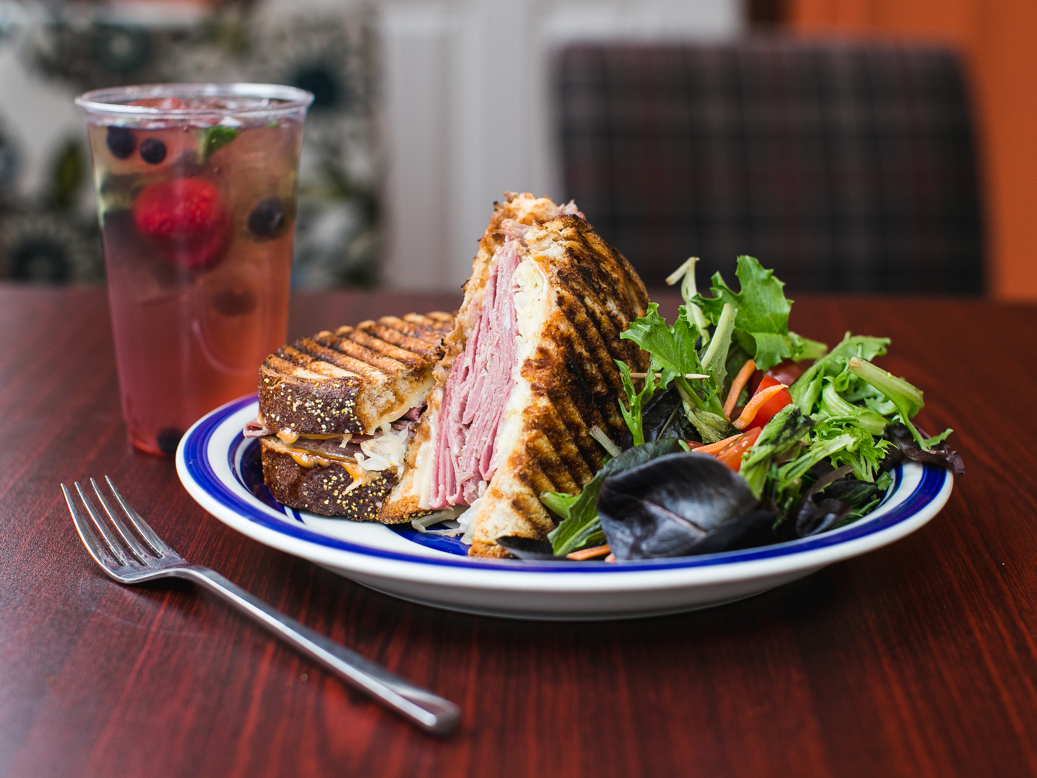Order Classic Reuben Panini food online from Torch Wood Cafe store, Philadelphia on bringmethat.com