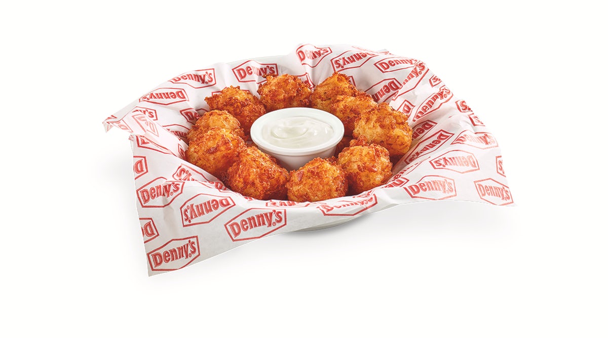 Order Bacon Cheddar Tots with Sour Cream  food online from Denny's store, Stockton on bringmethat.com