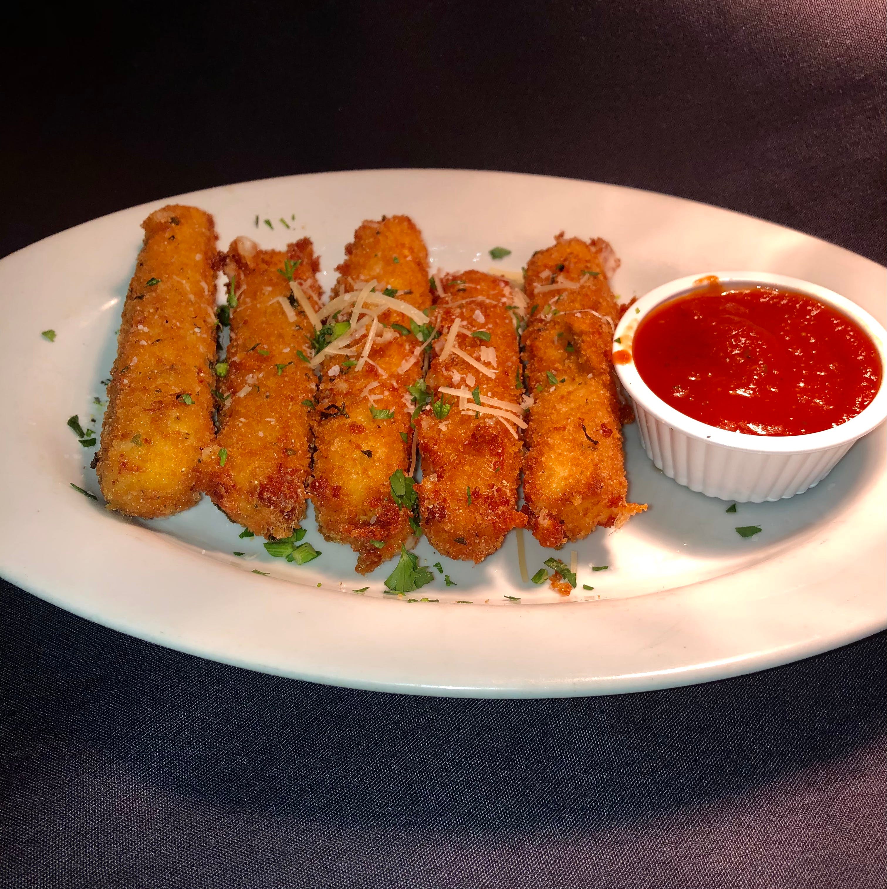 Order Breaded Cheese Sticks - Appetizer food online from Martini Italian Bistro store, Louisville on bringmethat.com