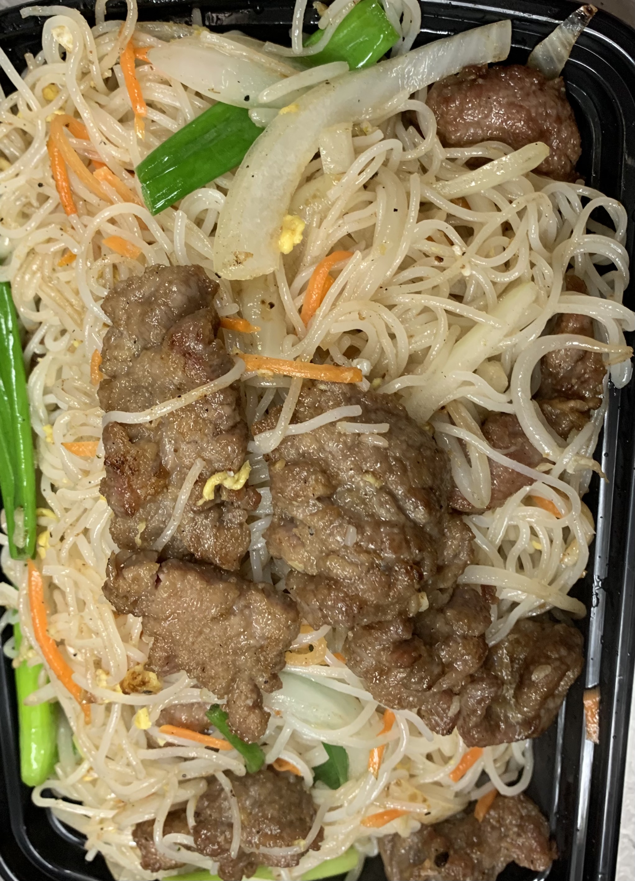 Order N6. Beef Mai Fun food online from Hong Kong Star Noodle House store, Bensalem on bringmethat.com