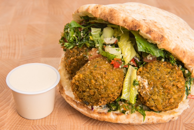 Order Veggie Pita food online from The Green Chicpea store, Newark on bringmethat.com