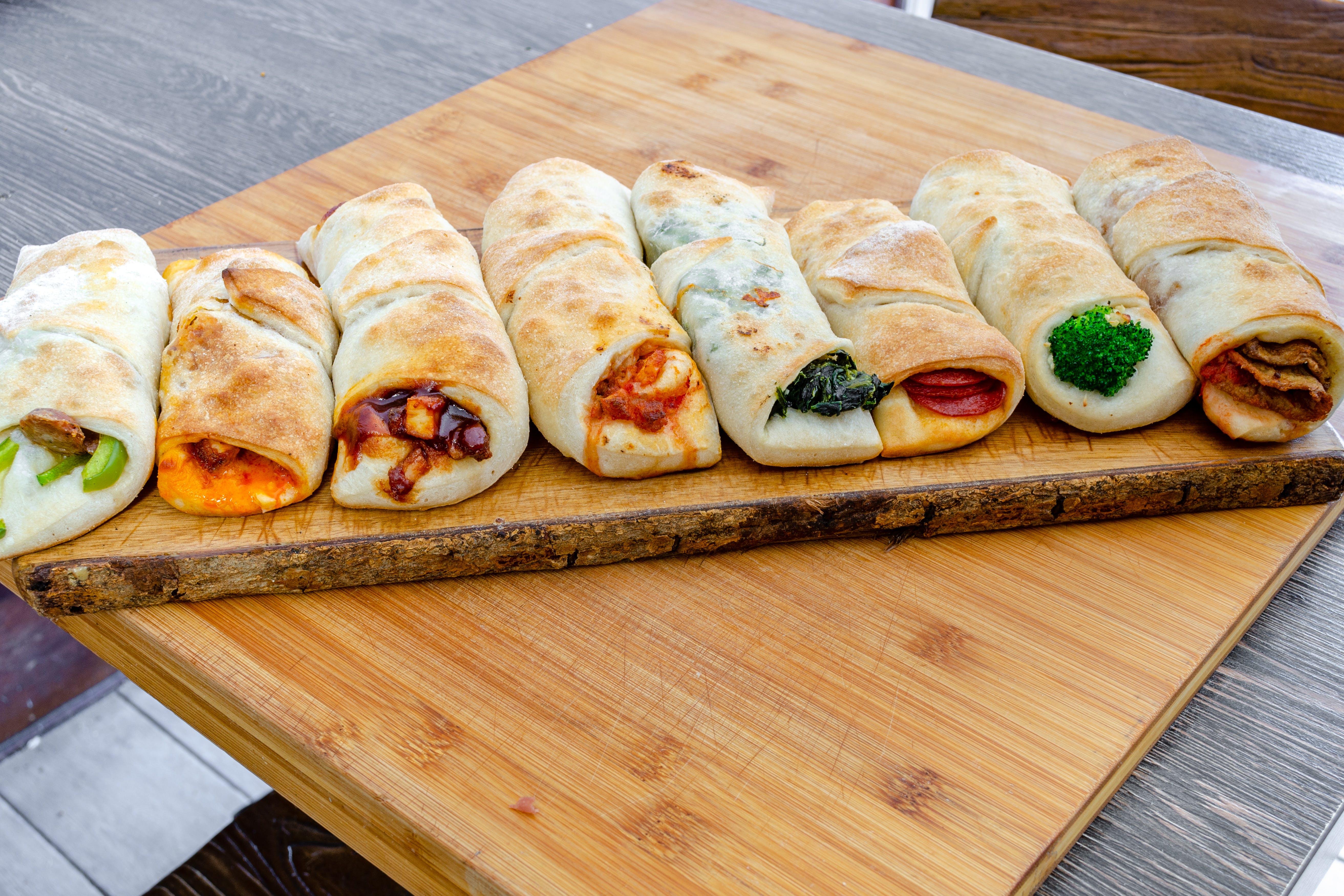 Order Mini Roll Sampler - 8 Pieces food online from Maria Pizza store, Yorktown Heights on bringmethat.com