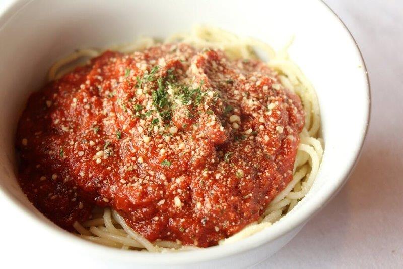 Order Kid's Spaghetti food online from Palio Pizza Cafe store, Sherman on bringmethat.com
