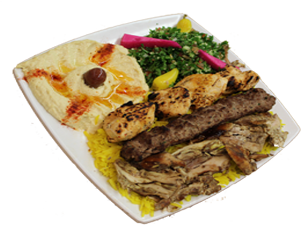 Order Grill Combo Mediterranean food online from Carnival Grill store, Chula Vista on bringmethat.com