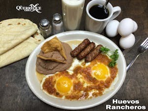 Order Huevos Rancheros food online from El Querreque Grill store, Laredo on bringmethat.com