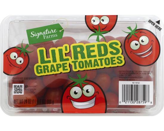 Order Signature Farms · Grape Tomatoes (24 oz) food online from Safeway store, Napa on bringmethat.com