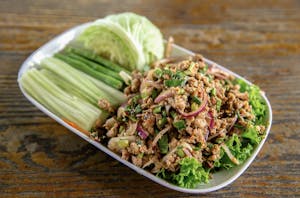 Order Larb Gai Salad food online from Noodle Wave store, Dallas on bringmethat.com