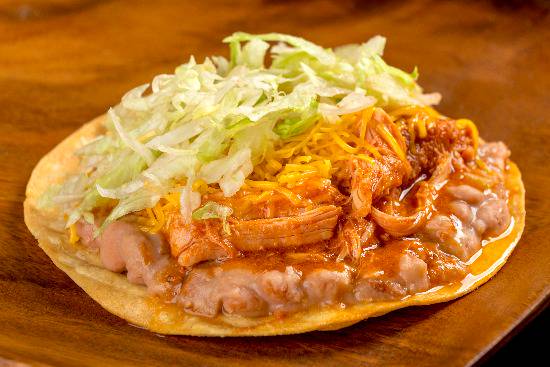 Order Chicken Tostada food online from Filiberto Mexican Food store, Glendale on bringmethat.com