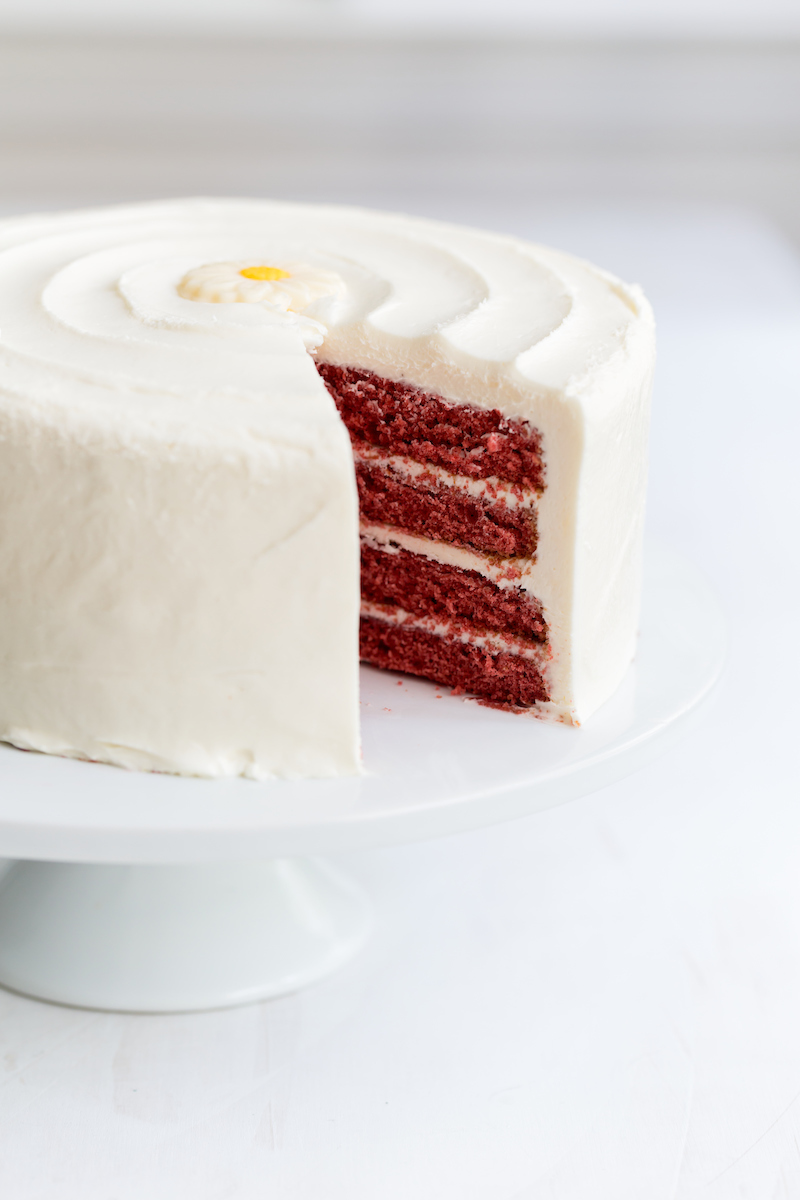 Order Whole Red Velvet Cake food online from Daisy Bakery Inc store, Clifton on bringmethat.com