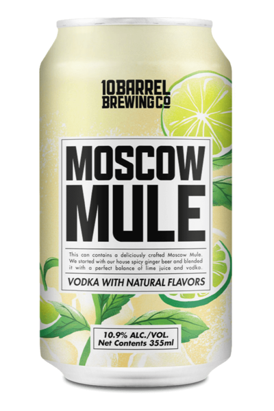 Order 10 Barrel Brewing Co. Moscow Mule 4 Can 12.0 oz.  food online from Friends Snacks store, San Francisco on bringmethat.com