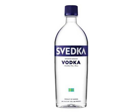 Order Svedka  750mL vodka PET (40.0% ABV) food online from Ogden Wine & Spirit store, Naperville on bringmethat.com