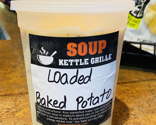 Order Loaded Baked Potato(Frozen Soup) food online from Soup Kettle Grille store, Meridian on bringmethat.com