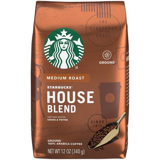 Order Starbucks Latin American Ground Coffee House Blend Medium food online from Cvs store, HAMMOND on bringmethat.com