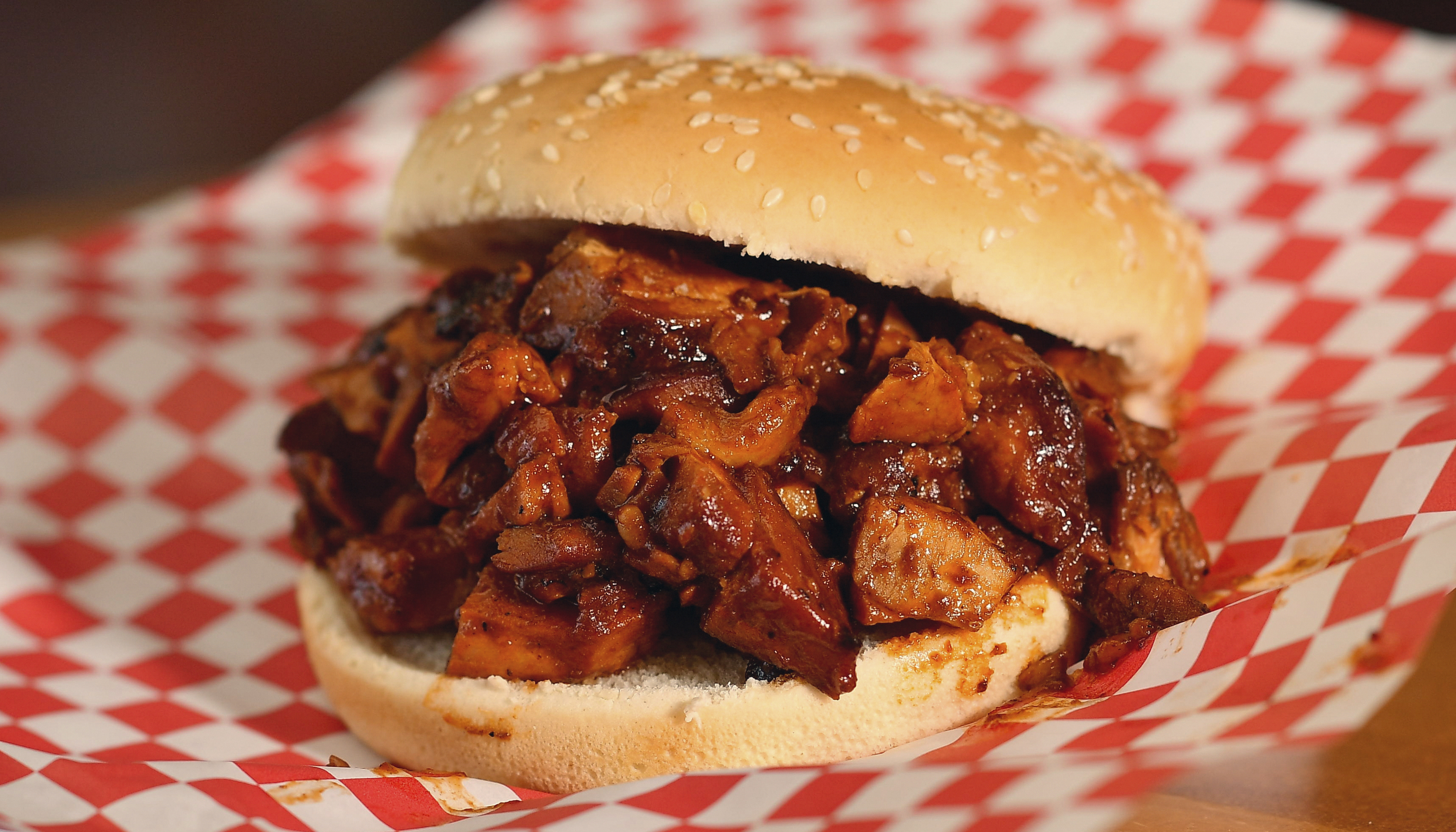 Order BBQ Chopped Chicken Sandwich food online from Andrew Bbq Express store, Tempe on bringmethat.com