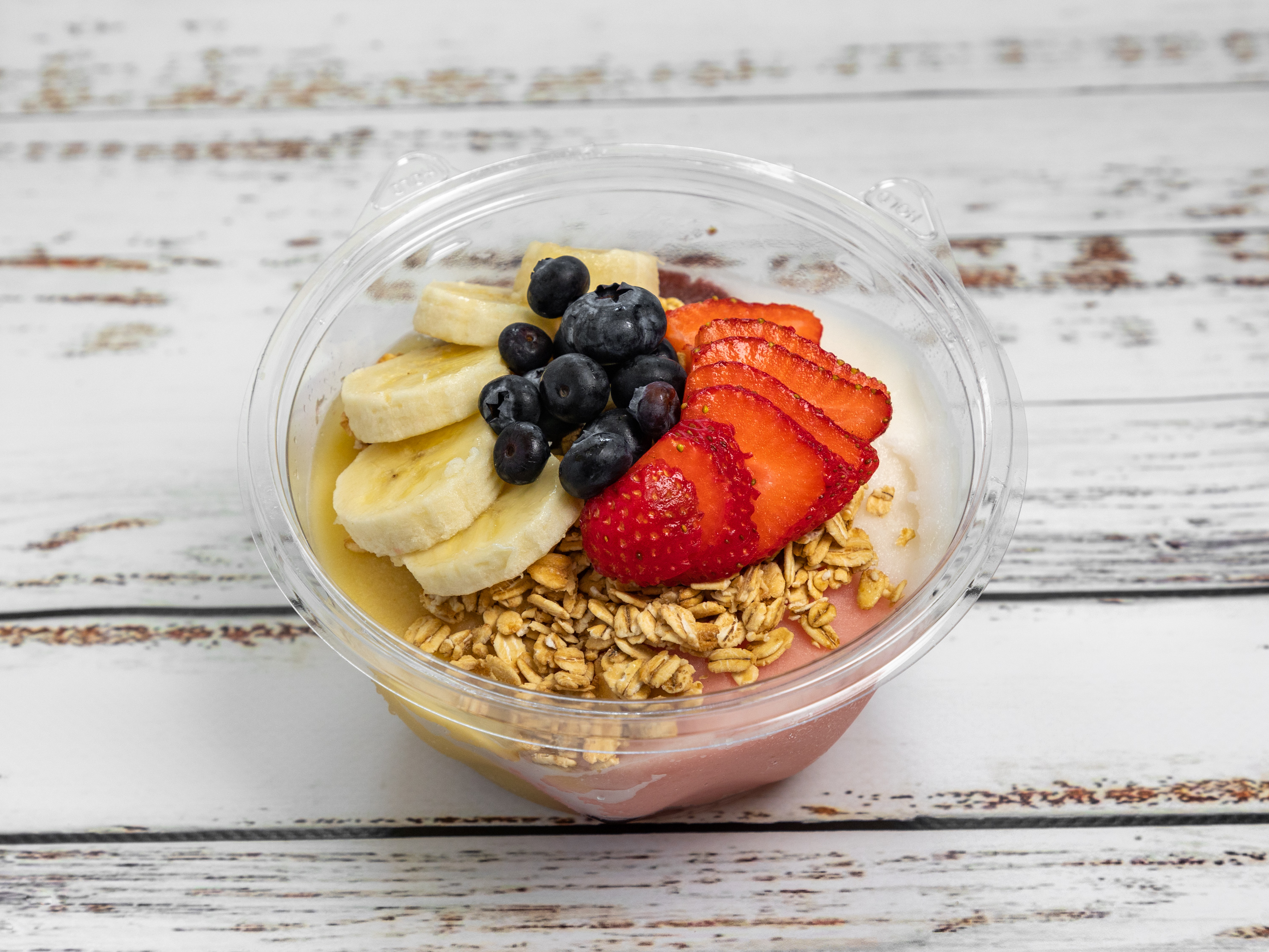 Order Acai Bowl (with Honey Almond Granola) food online from Polar Puff Homemade Ice store, Walnut on bringmethat.com