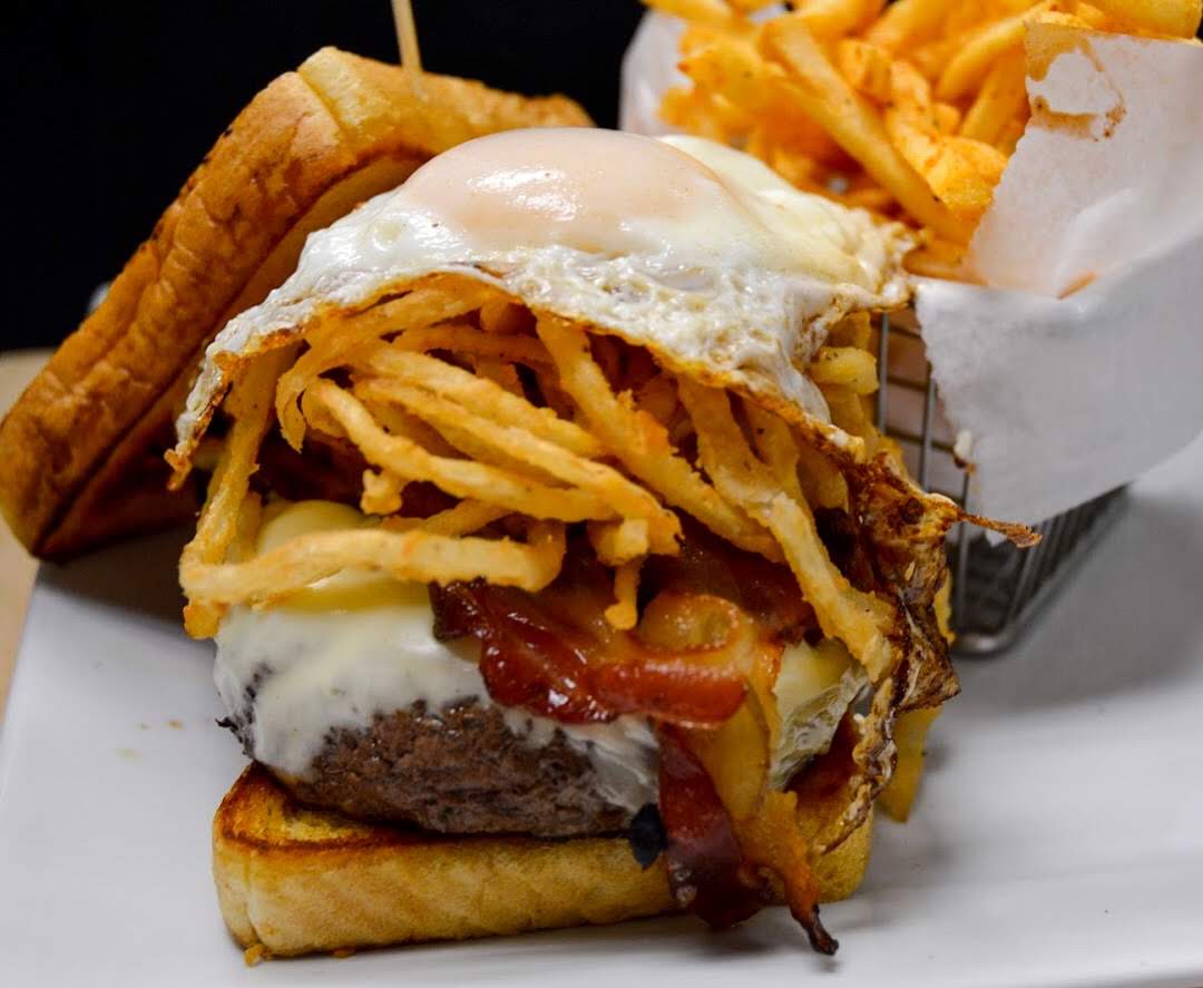 Order Breakfast Burger food online from Cast Iron Chef Chop House And Oyster Bar store, New Haven on bringmethat.com