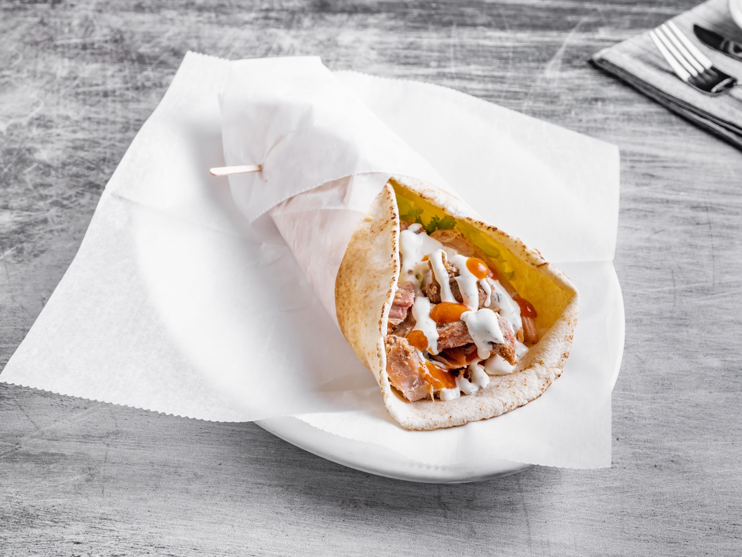 Order Shawarma Sandwich food online from Famous Kabab Cuisine store, Westfield on bringmethat.com