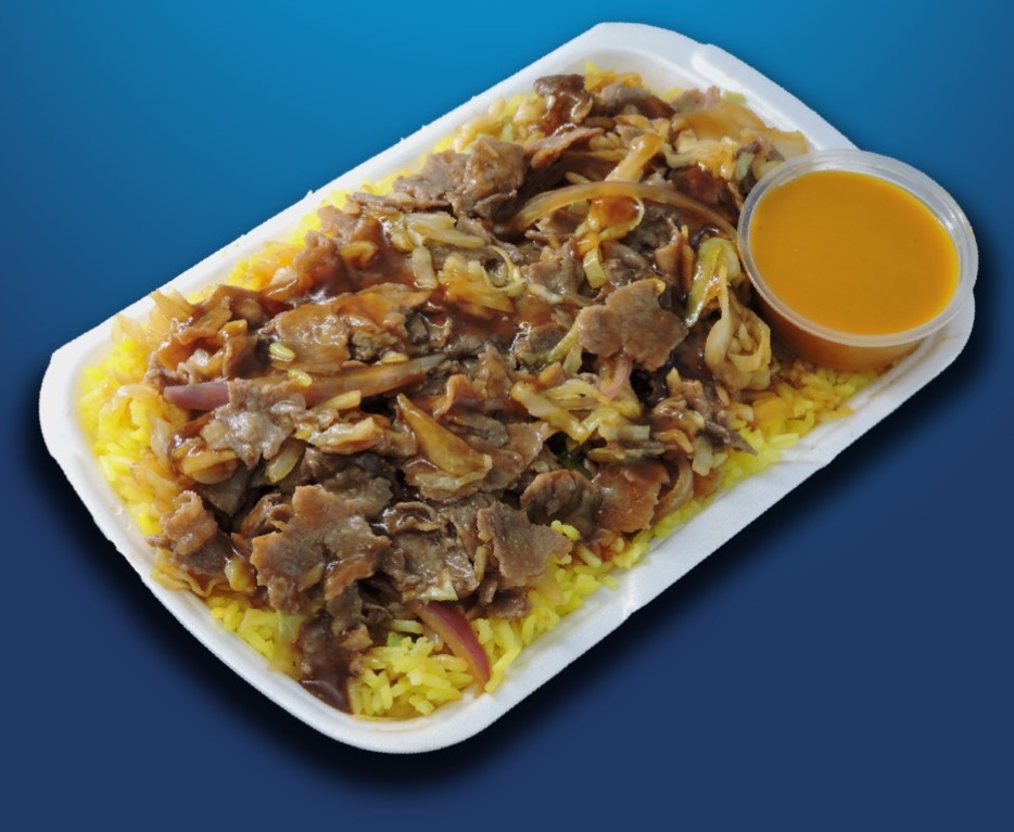 Order Beef and Rice Plate food online from Greek Kabob store, West Valley City on bringmethat.com