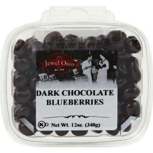 Order Jewel Osco · Dark Chocolate Blueberries (12 oz) food online from Jewel-Osco store, Antioch on bringmethat.com