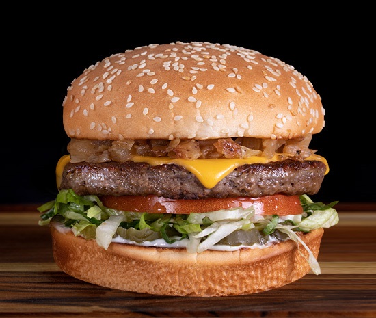 Order Original Impossible (TM) Burger with Cheese food online from The Habit Burger Grill store, Irvine on bringmethat.com