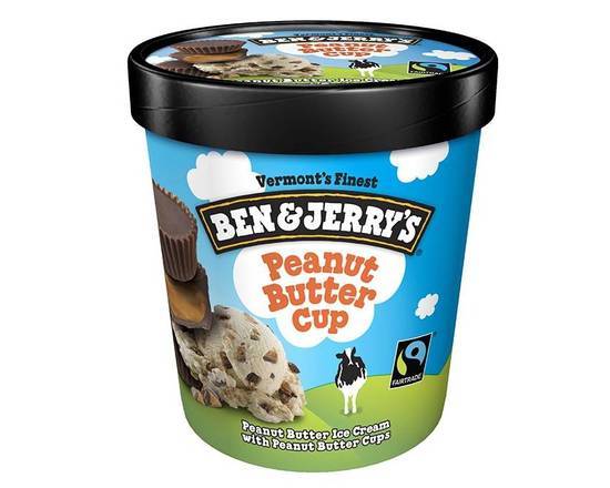 Order Ben & Jerry's Pint - Peanut Butter Cup food online from Ice Cream & More Anaheim store, Anaheim on bringmethat.com