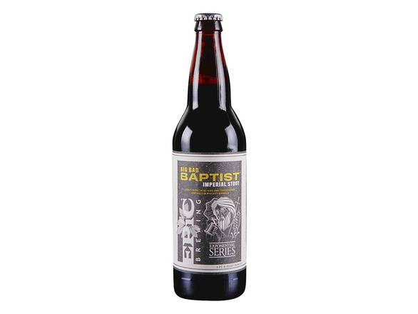 Order Epic Brewing Big Bad Baptist Imperial Stout - 22oz Bottle food online from Goody Goody Liquor store, Dallas on bringmethat.com