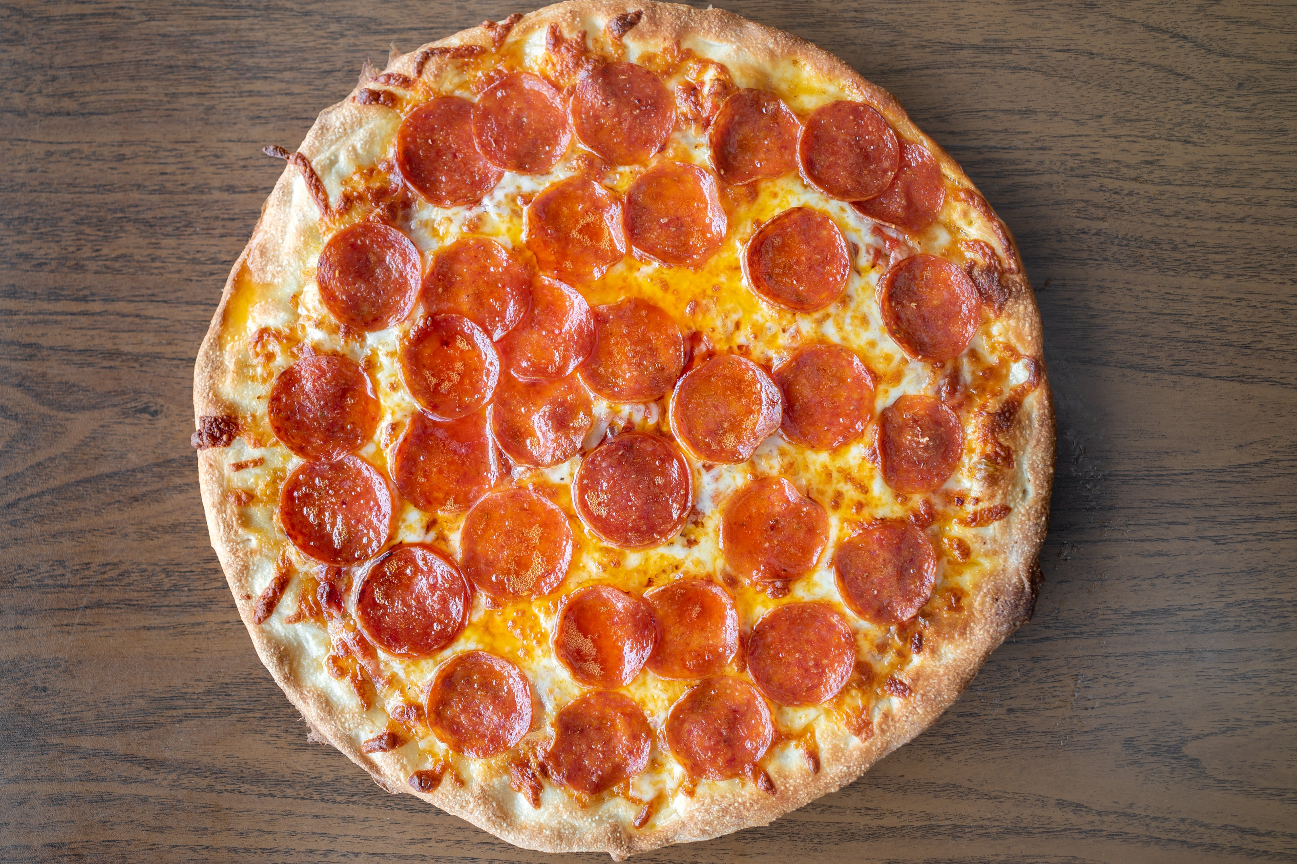 Order Pepperoni Power Pizza - Small 9" (6 Slices) food online from Pjay Pizza store, Parma on bringmethat.com