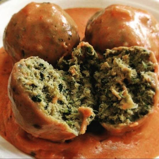 Order Salmon Meatball Sand - Whole food online from Amighetti Late Night store, St. Louis on bringmethat.com