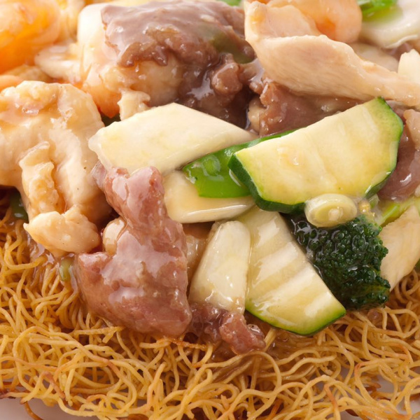Order HK Style Crispy Noodles food online from China A Go Go (Losee) store, North Las Vegas on bringmethat.com
